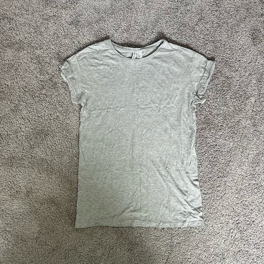 Grey T-Shirt Dress